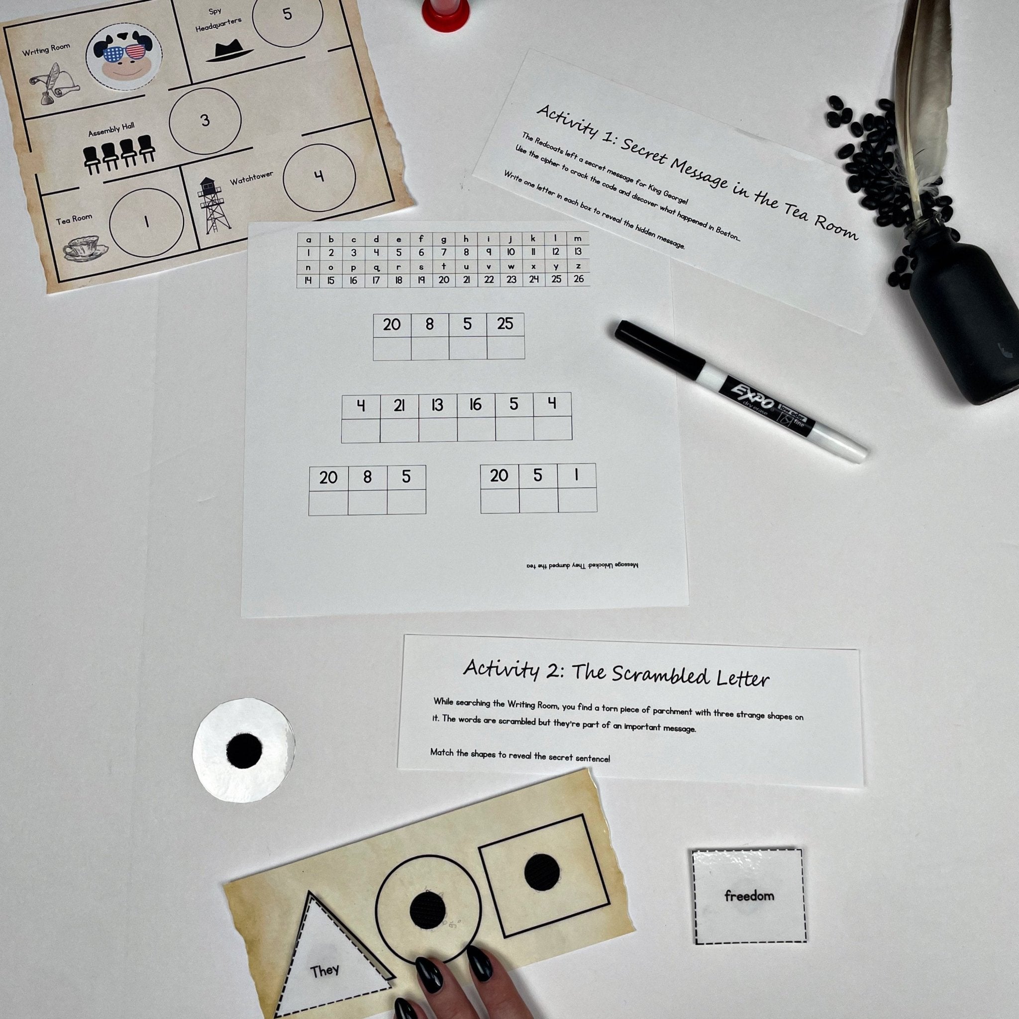 Operation Liberty: 4th of July Escape Room for Kids - littlelionhistory