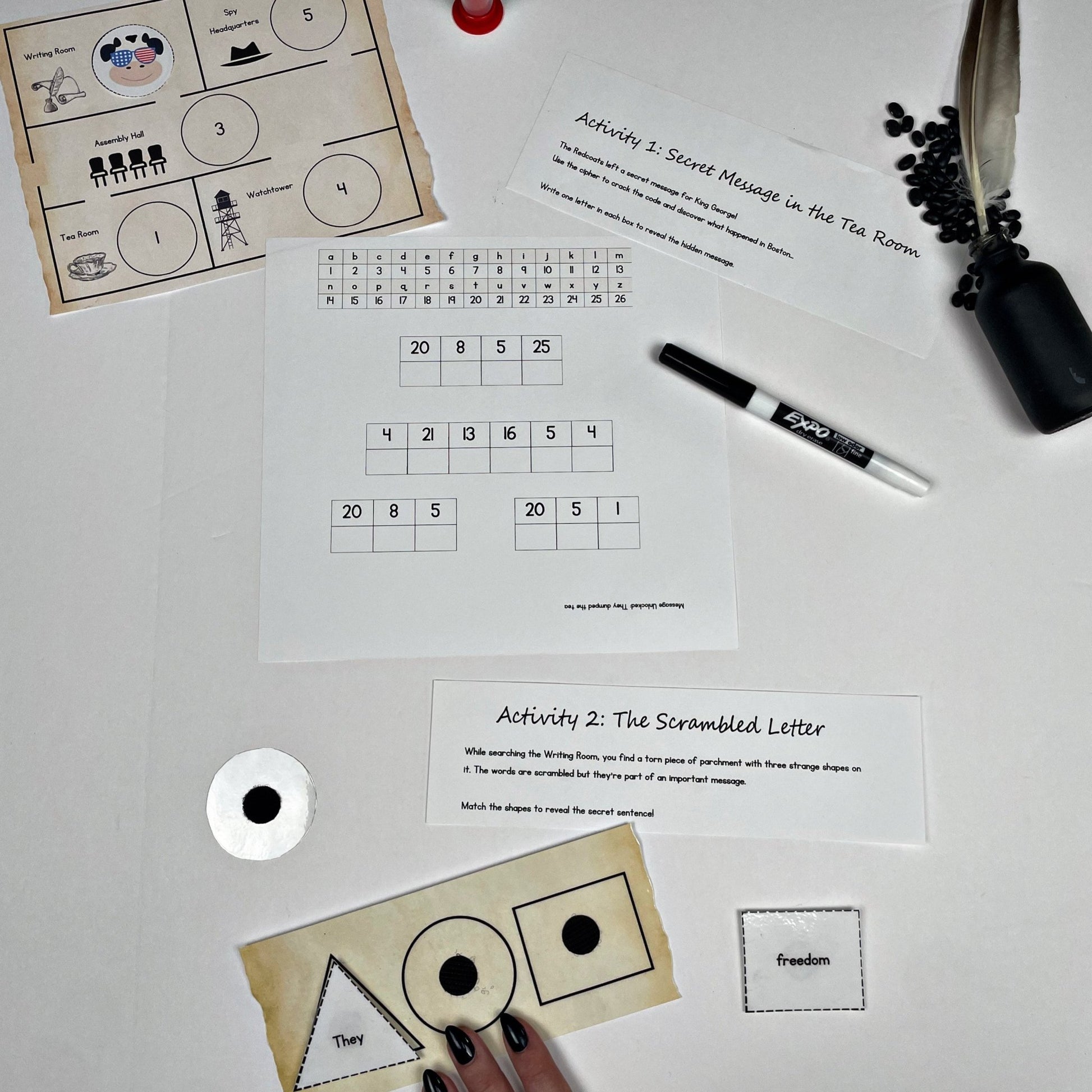 Operation Liberty: 4th of July Escape Room for Kids - littlelionhistory