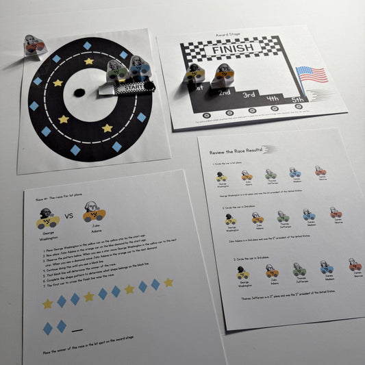 Presidential Race: An Ordinal Numbers & Pattern Recognition Game - littlelionhistory