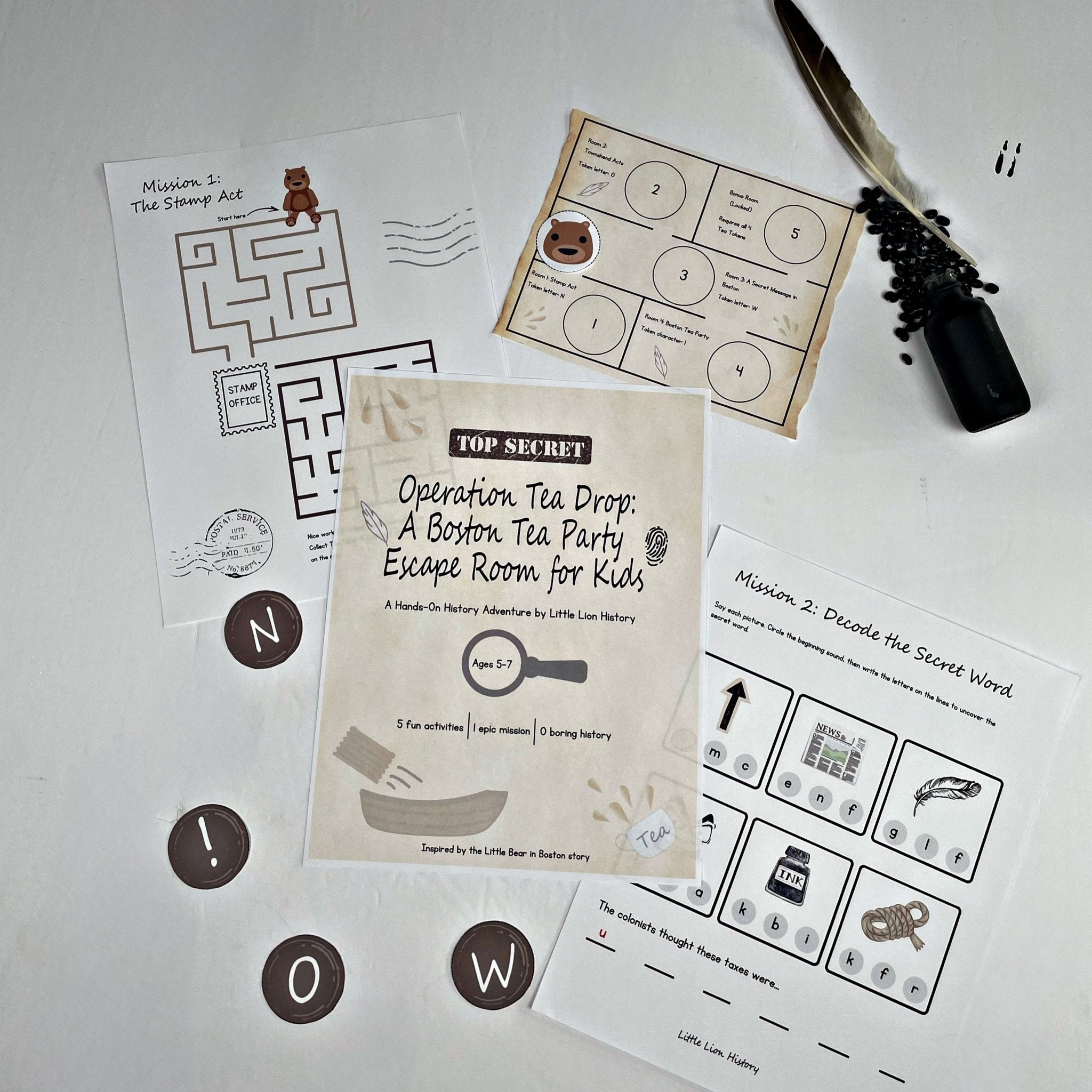 Operation Tea Drop: A Boston Tea Party Escape Room - littlelionhistory