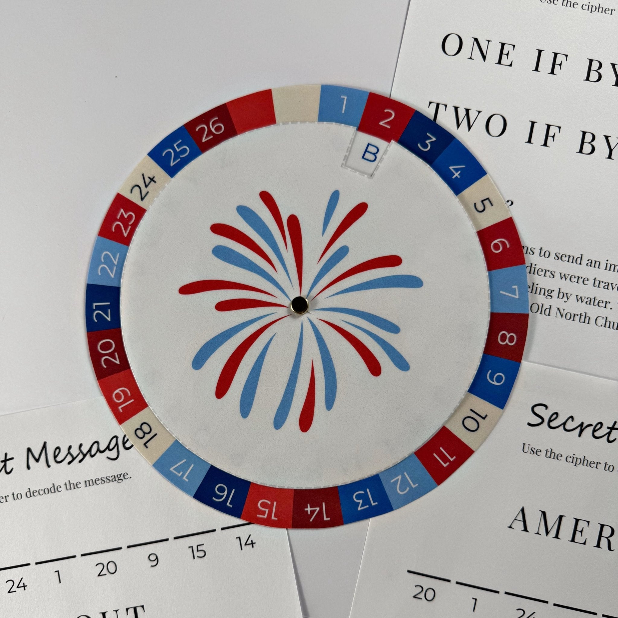 America 250 Cipher Challenge | Free 4th of July History Activity for Kids - littlelionhistory