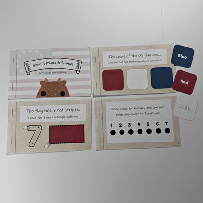 Little Lion Littles: My First American History | Printable Activity Pack Ages 3–5