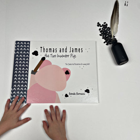 Thomas and James the Two Inventor Pigs (The Industrial Revolution for young kids!!) - littlelionhistory