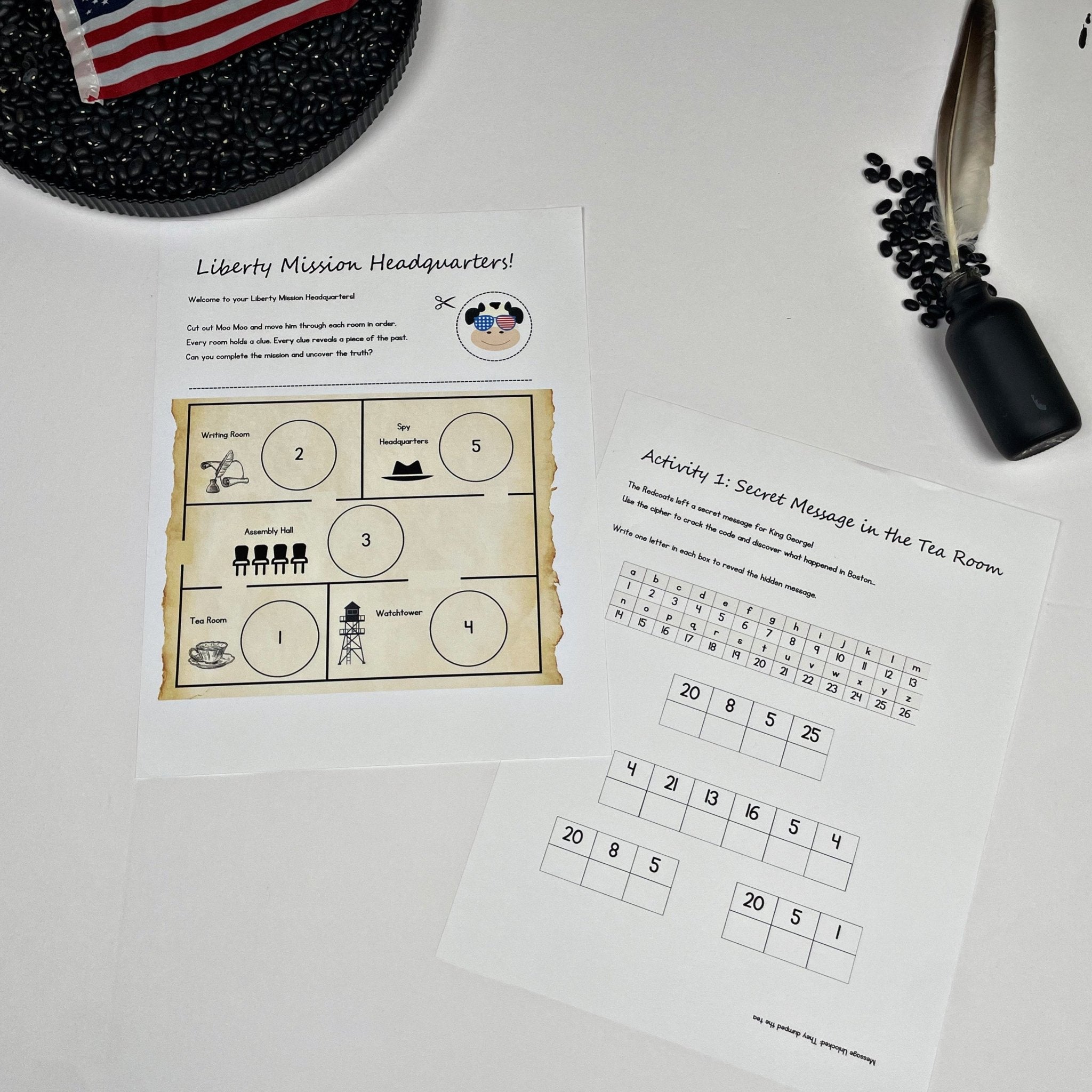Operation Liberty: A 4th of July Escape Room for Kids Ages 5–7 - littlelionhistory
