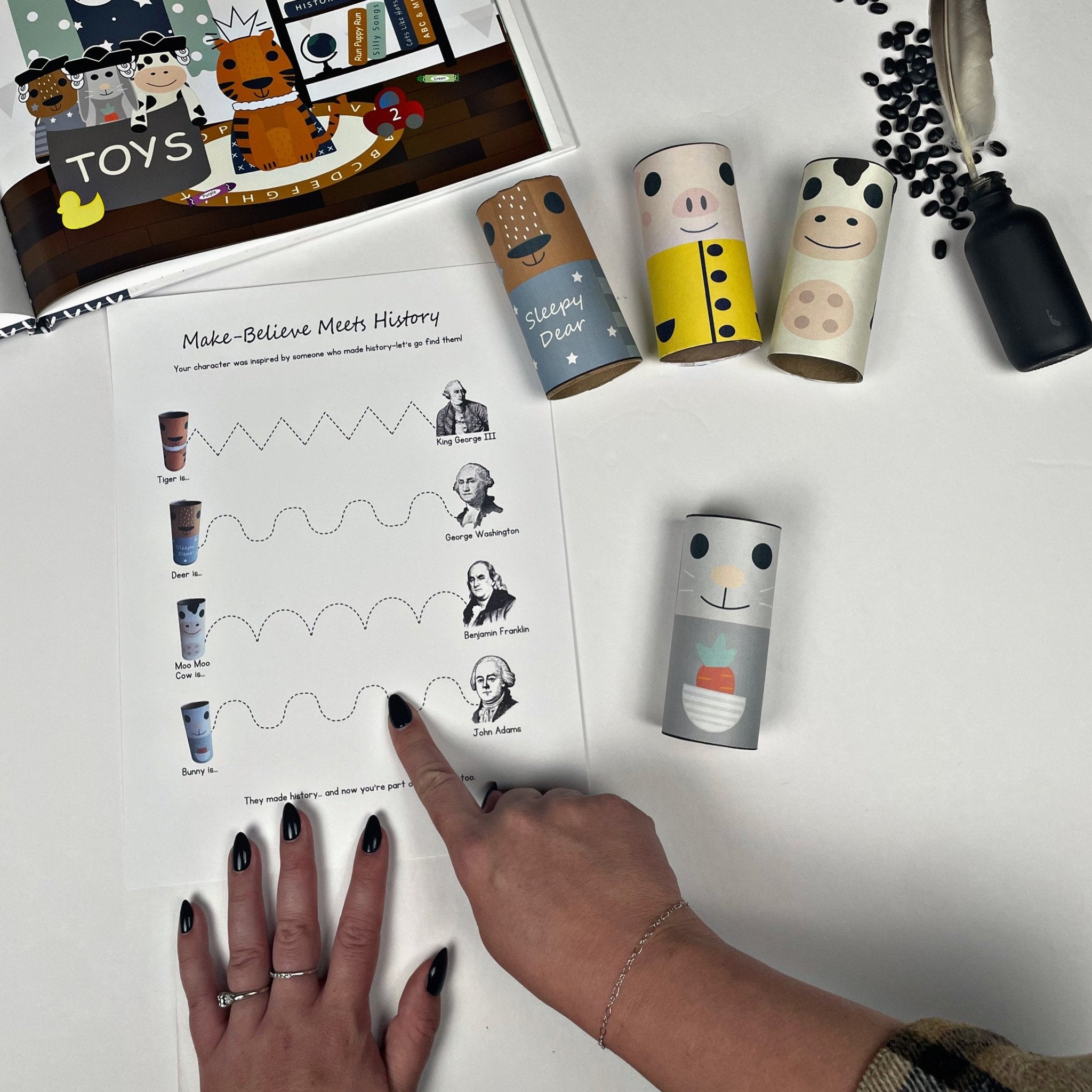 Past & Play: A Toddler History Box - littlelionhistory