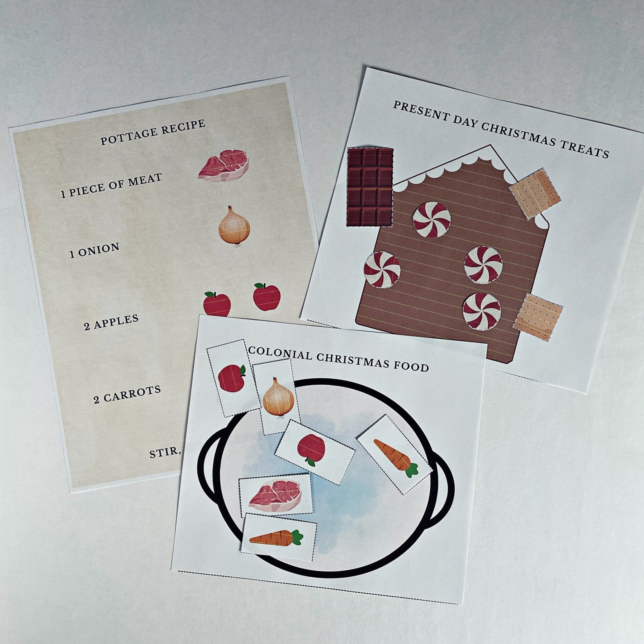 Past & Present Christmas Passport - littlelionhistory