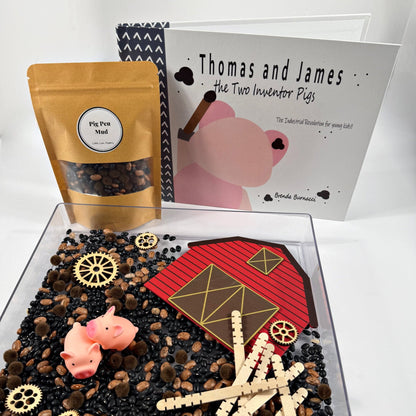 Thomas and James the Two Inventor Pigs Story & Sensory Play Kit - littlelionhistory