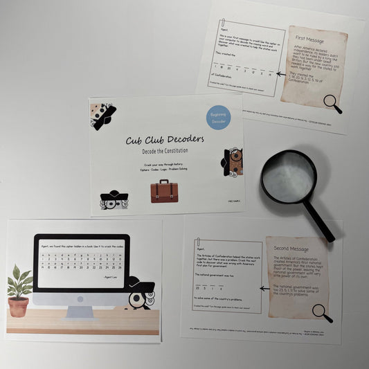 FREE Cub Club Decoders Sample: Decode the Constitution - littlelionhistory