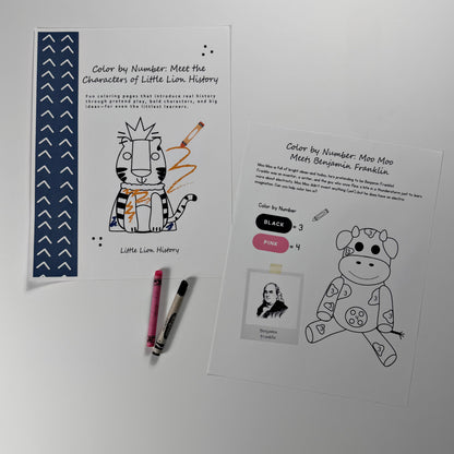 Little Lion Littles: My First American History | Printable Activity Pack Ages 3–5