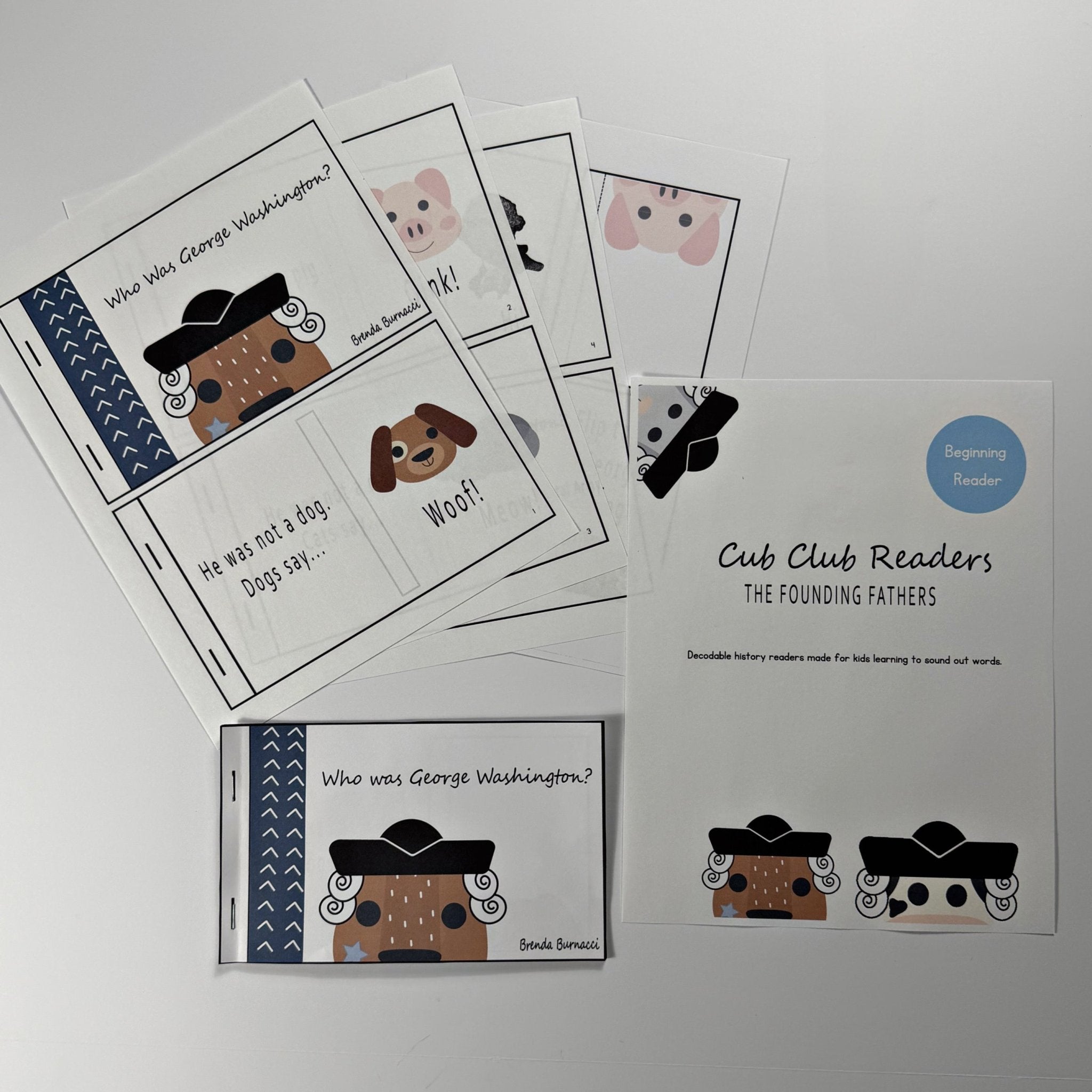FREE Cub Club Readers Sample: Founding Fathers - littlelionhistory