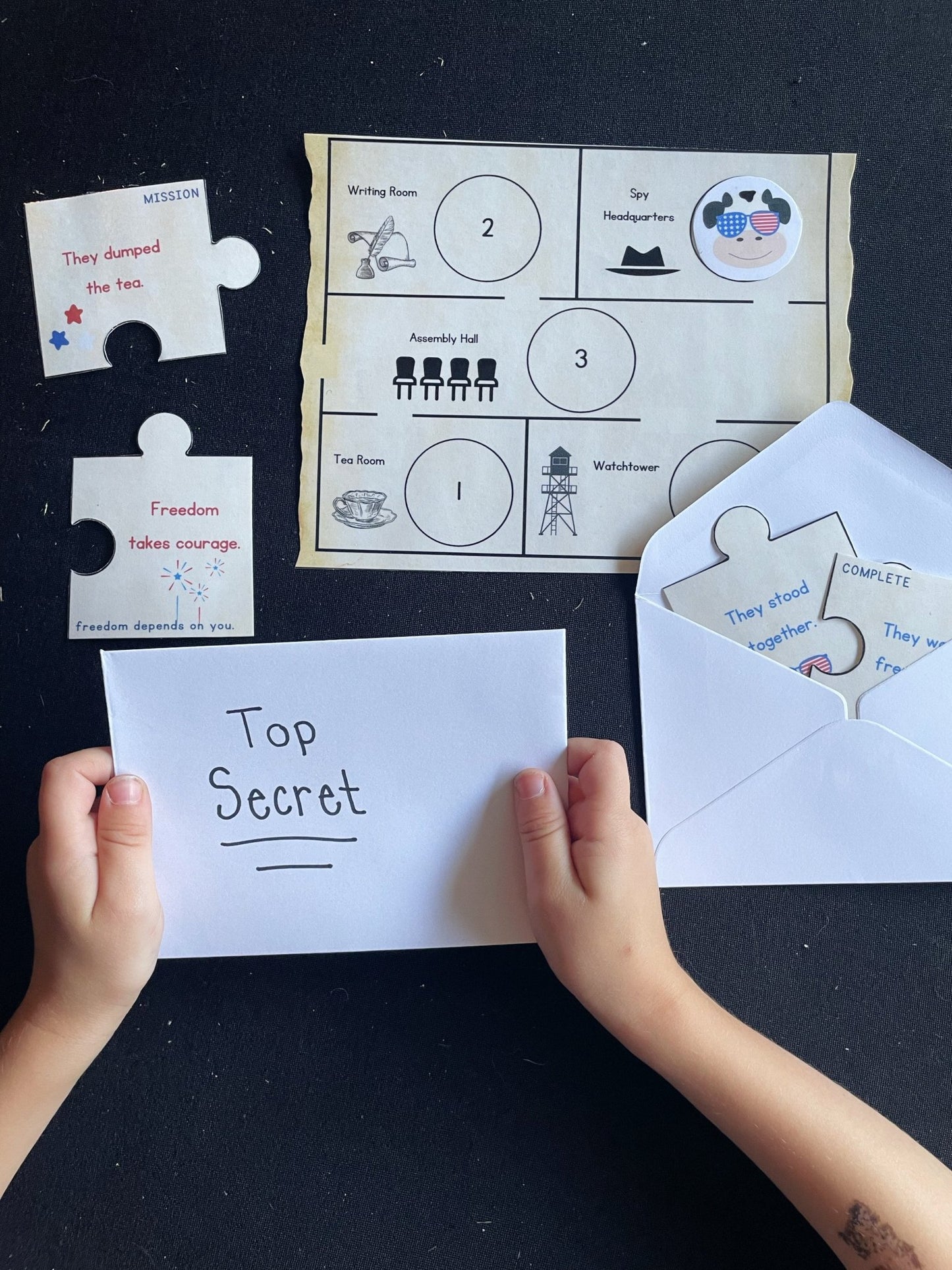 Operation Liberty: 4th of July Escape Room for Kids - littlelionhistory