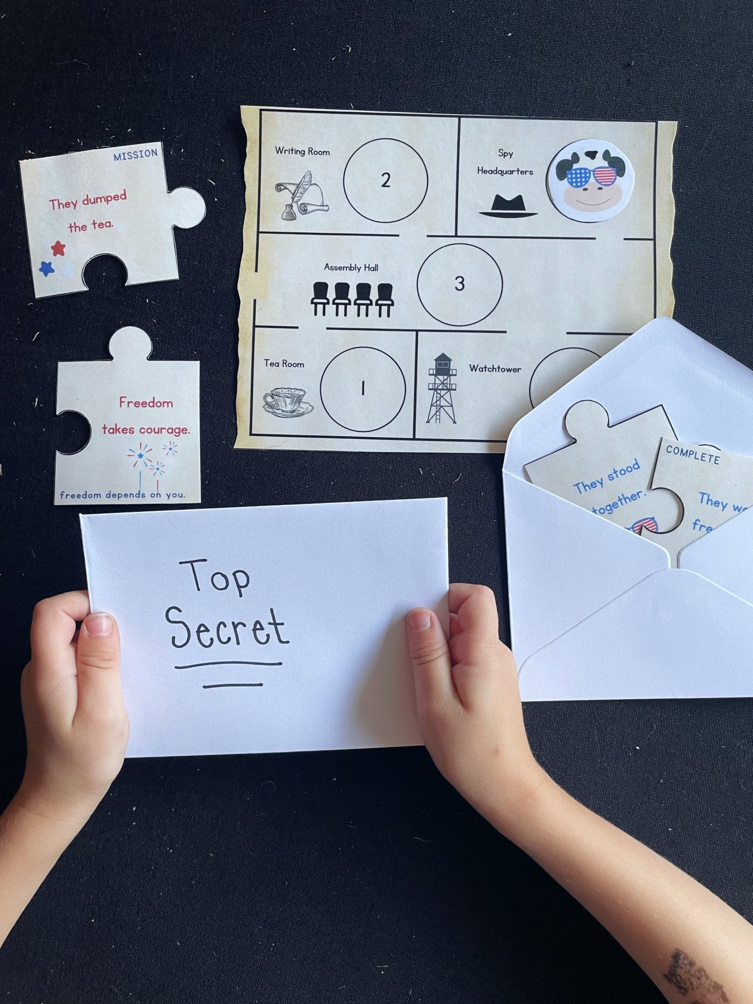 Operation Liberty: 4th of July Escape Room for Kids - littlelionhistory