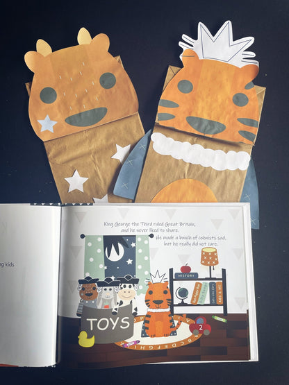 Little Lion Puppet Crew – Free Printable Sampler (2 Puppets Included!) - littlelionhistory