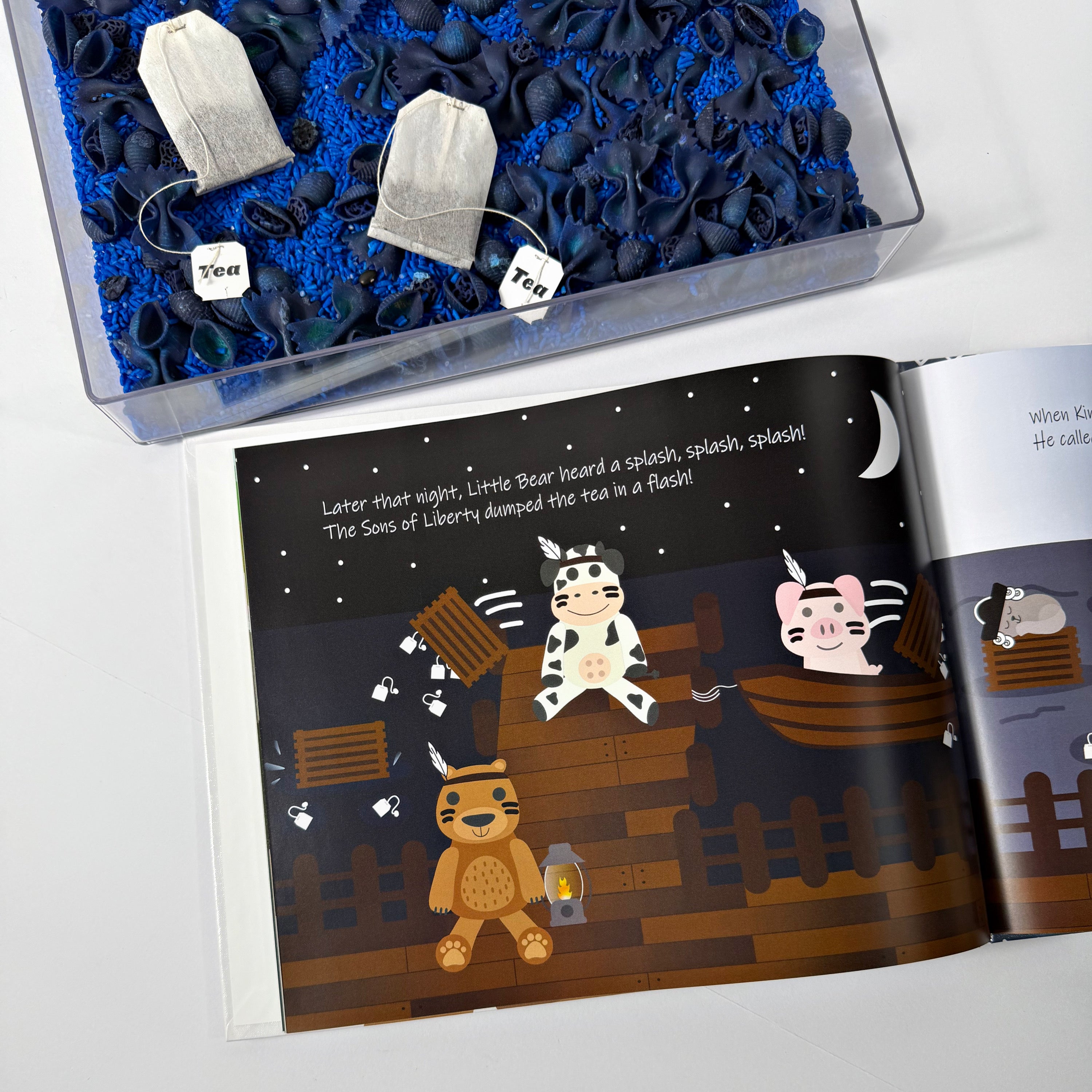 The Boston Tea Party Sensory Filler