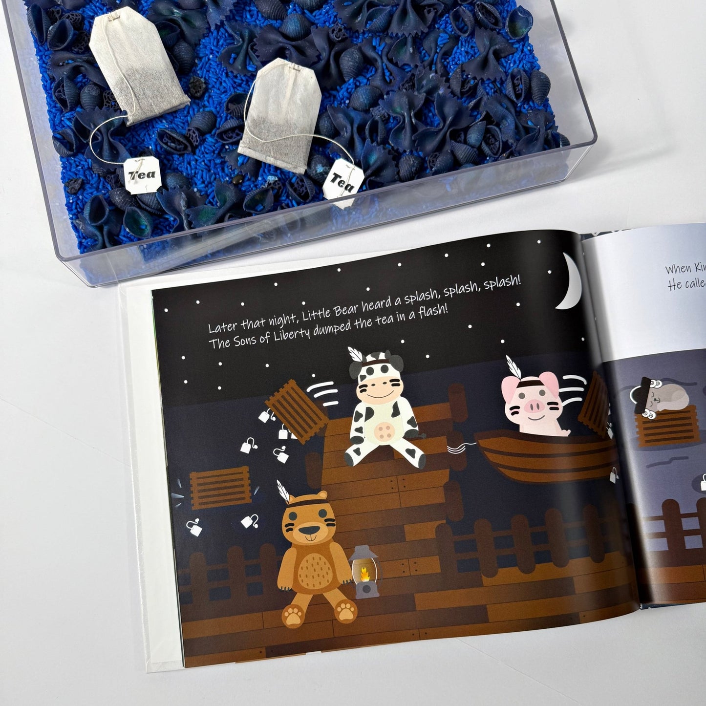 The Boston Tea Party Sensory Filler - littlelionhistory