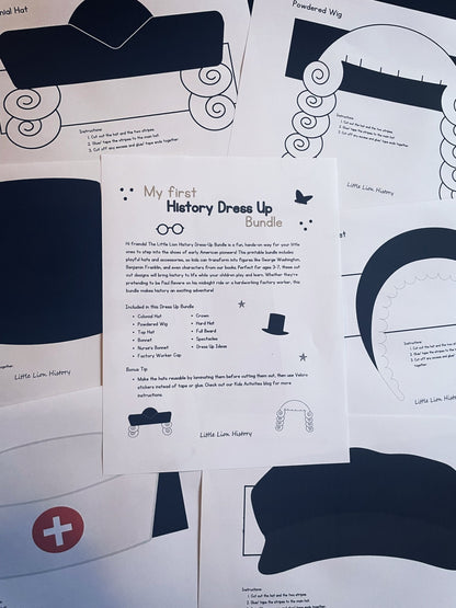 History Dress Up Bundle - littlelionhistory