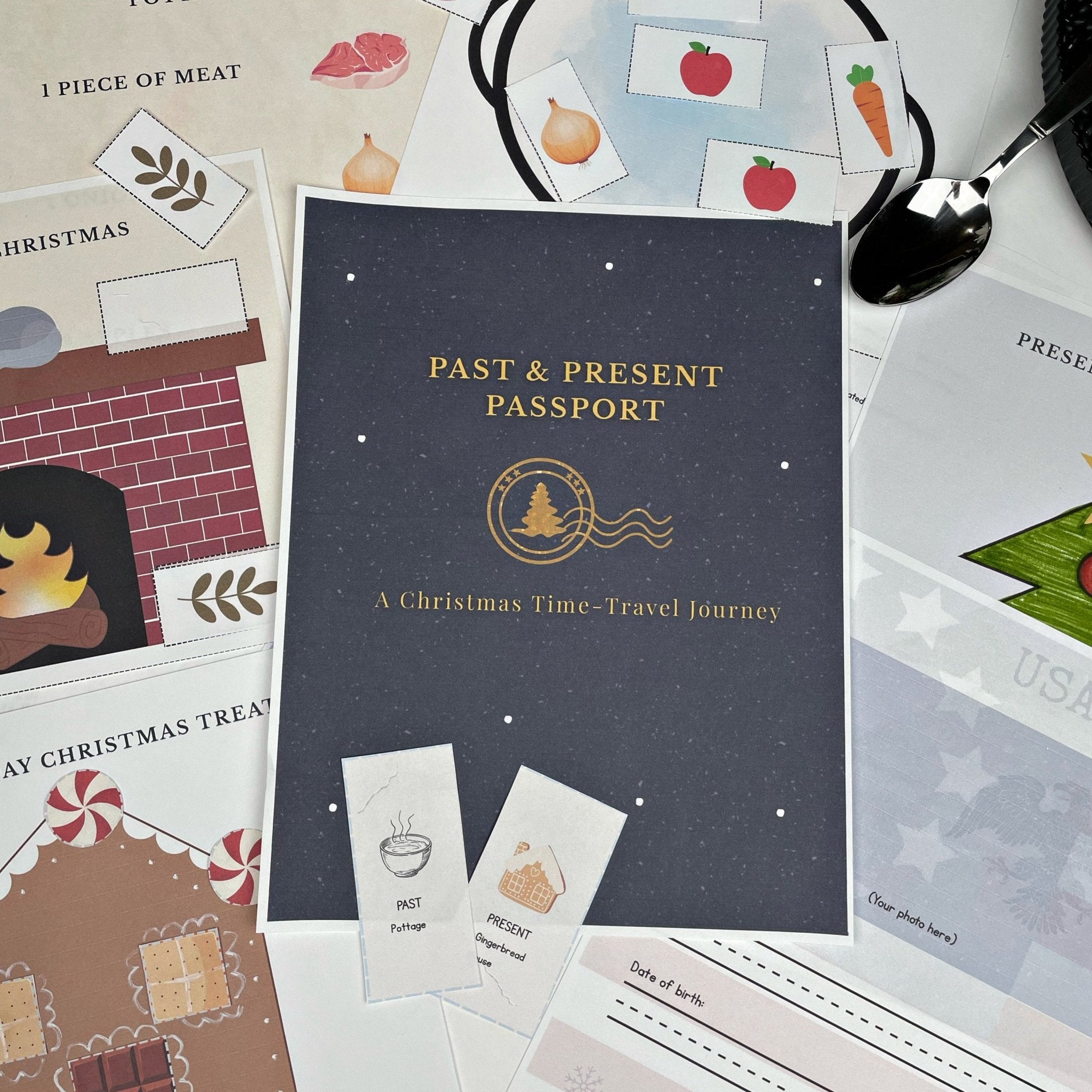 Past & Present Christmas Passport Pre - Order - littlelionhistory