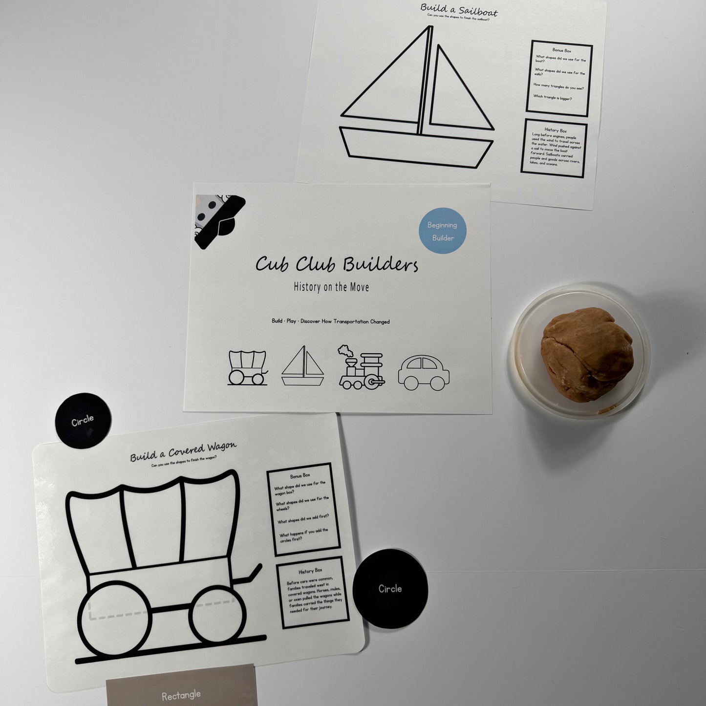 Cub Club Builders: History on the Move | Hands-On History & Early Math