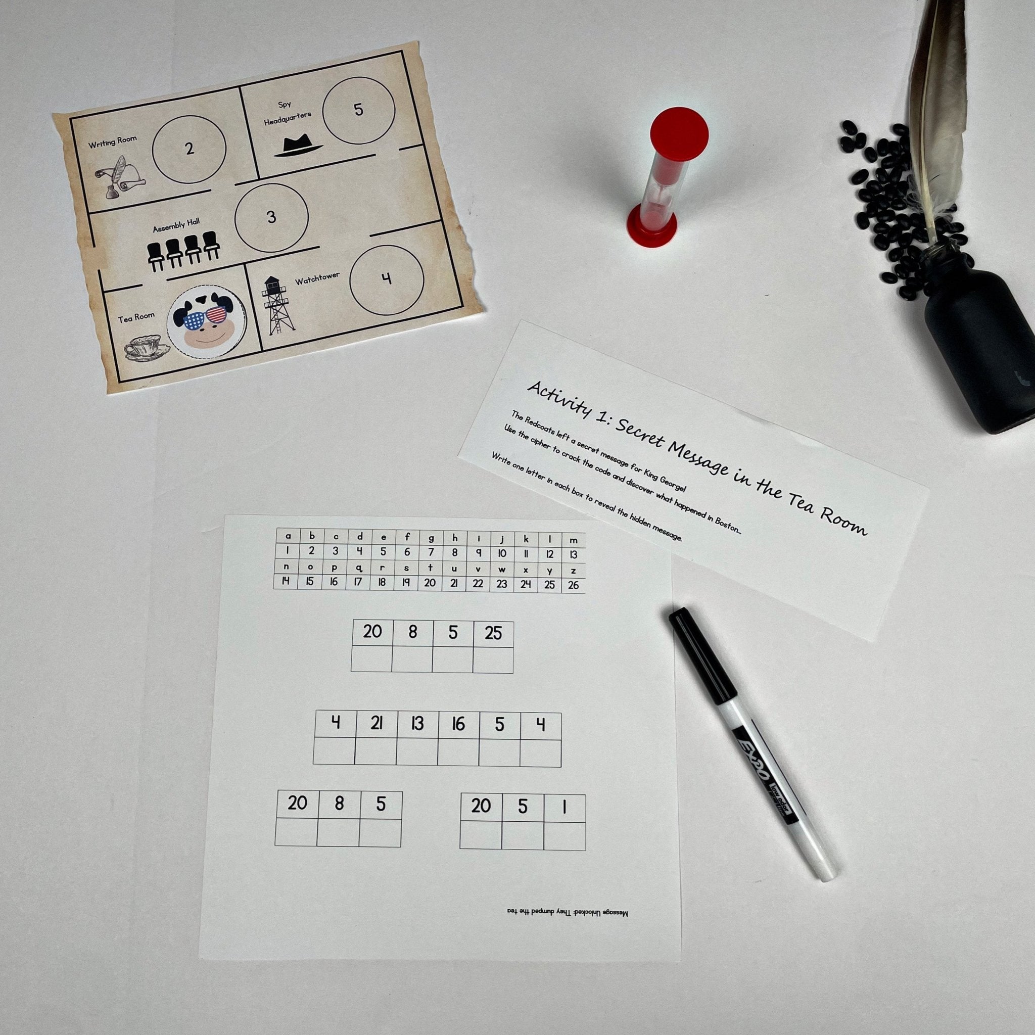 Operation Liberty: 4th of July Escape Room for Kids - littlelionhistory