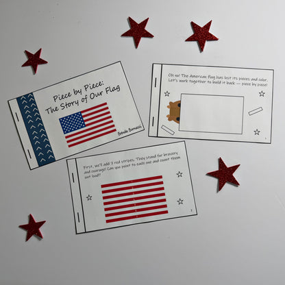 Free Flag Day Activity for Kids | Printable American Flag Mini Book
