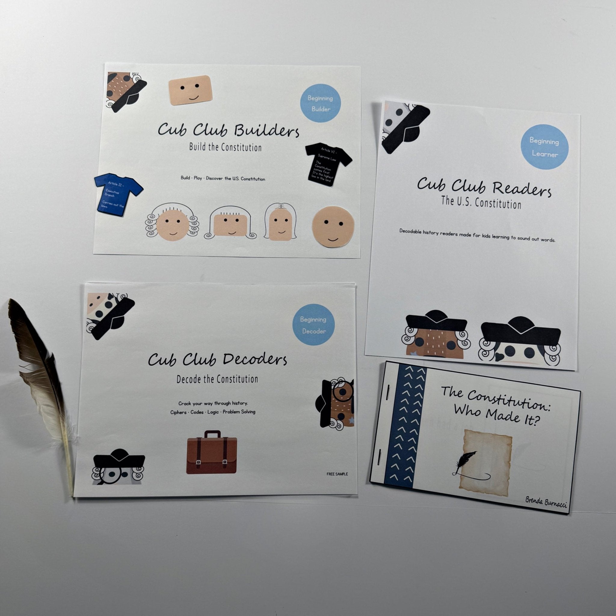 Cub Club Constitution Bundle: Read, Decode & Build - littlelionhistory