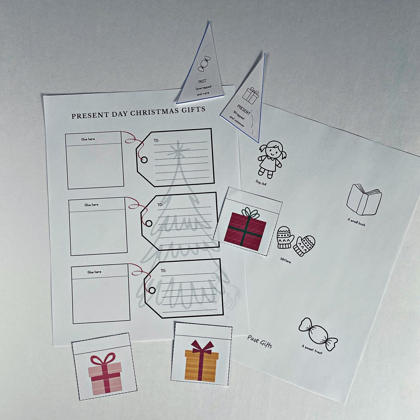 Past & Present Christmas Passport - littlelionhistory