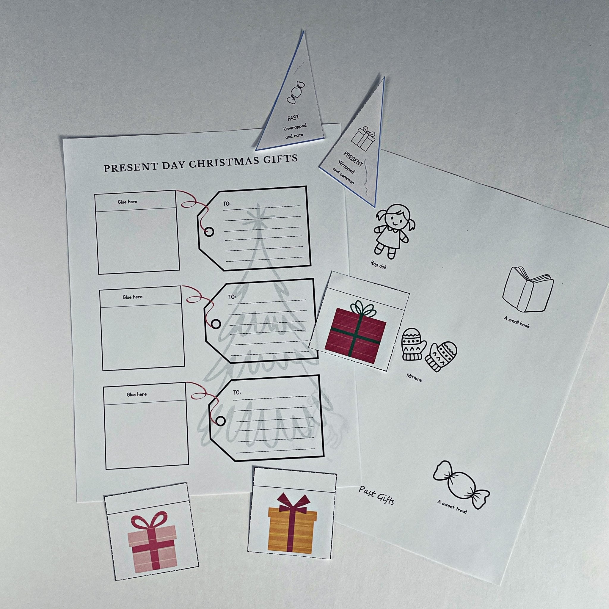 Past & Present Christmas Passport - littlelionhistory