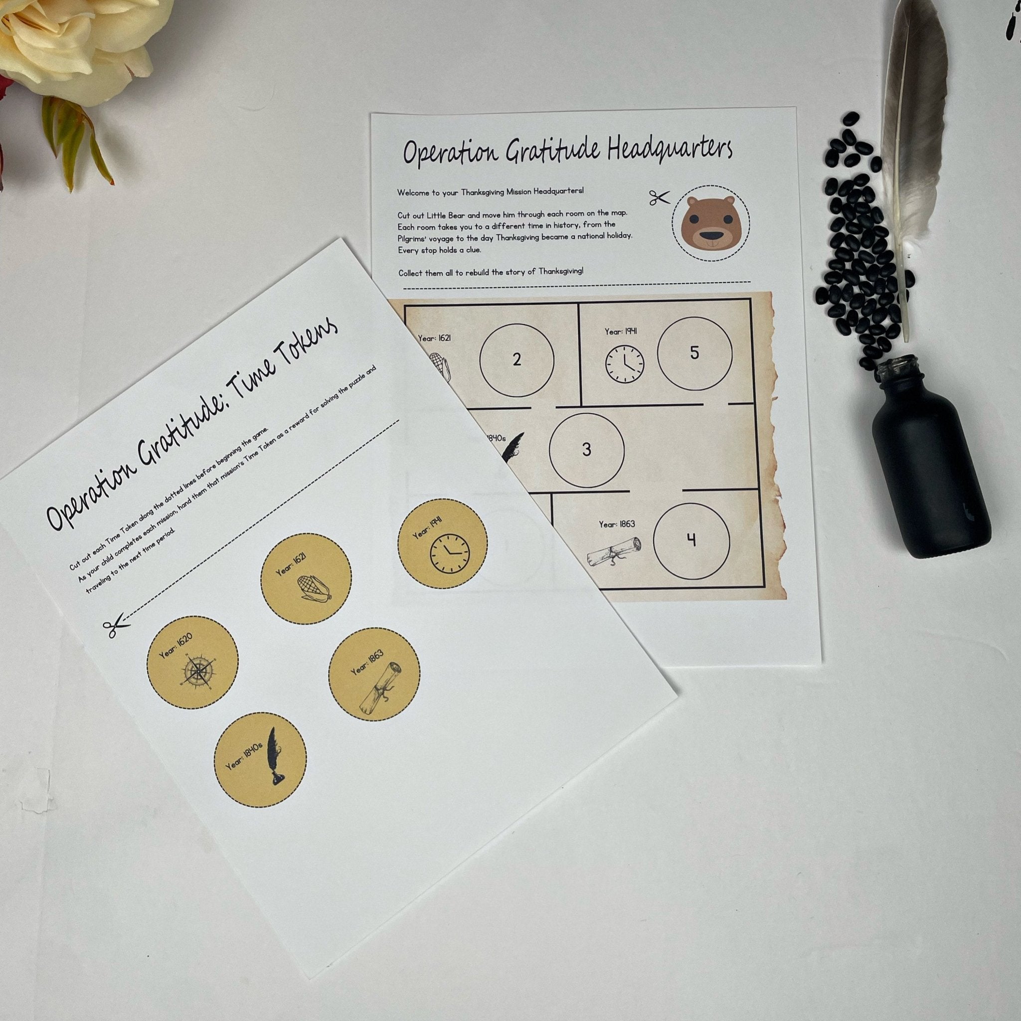 Operation Gratitude: A Thanksgiving Escape Room for Kids - littlelionhistory