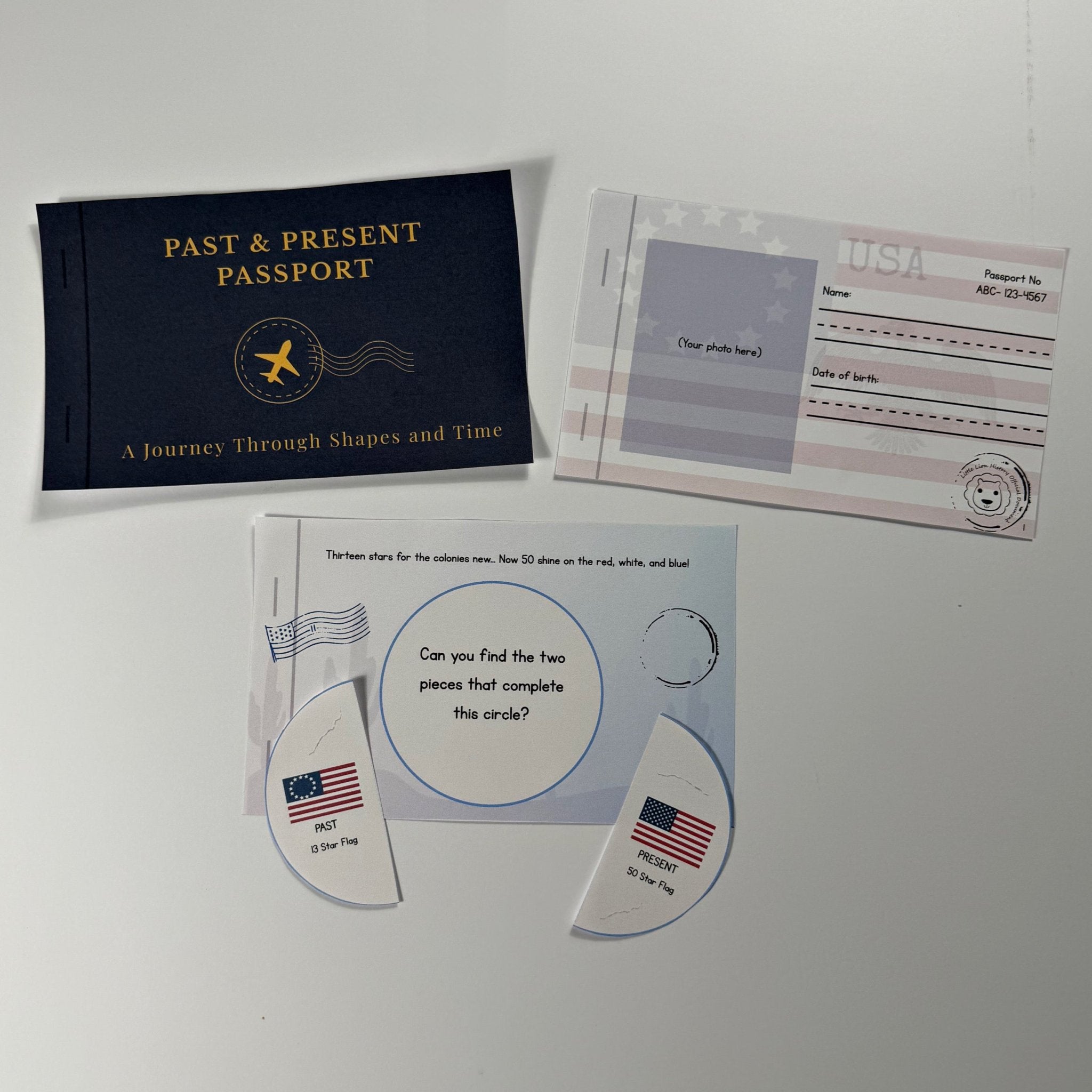 Little Lion Littles: My First American History | Printable Activity Pack Ages 3–5 - littlelionhistory
