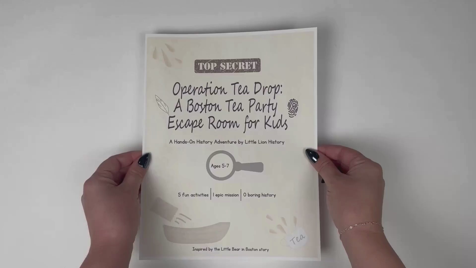 Operation Tea Drop: A Boston Tea Party Escape Room